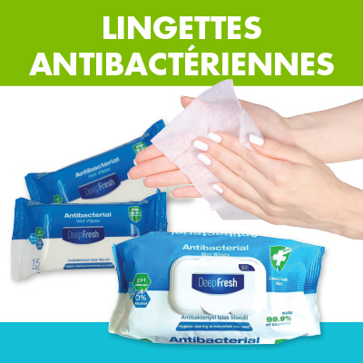 Image Lingettes antibactériennes